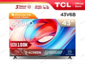 LED TV TCL 43 GOOGLE TV 43V6B