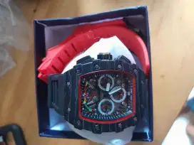 Jam tangan pria tali rubber