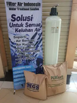 Saringan air sepaket Sudah berikut pasang