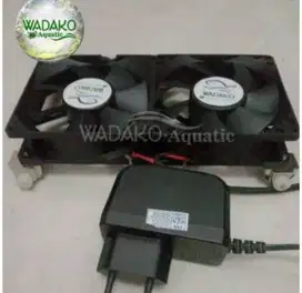 Kipas double pendingin menurunkan suhu aquascape