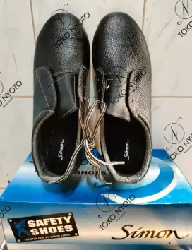 Sepatu Kerja/Safety Shoes merk Simon, New