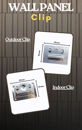 Klip WPC Wallpanel Breket Bracket WPC Wall Panel Kisi Clip Wallboard -