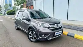 LOW KM+Pajak Panjang,-  Honda BRV 1.5 E Bensin AT 2018 Abu-Abu AGL