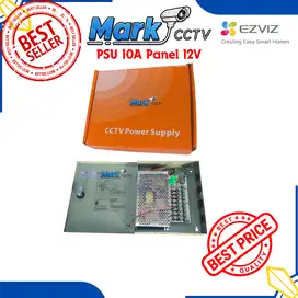 PSU / POWER SUPPLY CCTV 10A & 12V PANEL 8CH