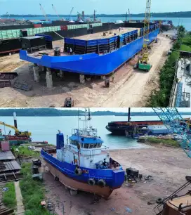 Jual Kapal Tongkang 1 Set 300 feetNew