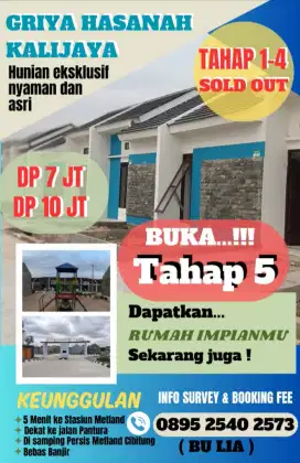 RUMAH SUBSIDI GRIYA HASANAH KALIJAYA 5