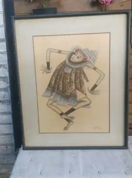 Lukisan karya i ketut Rudin Renon
