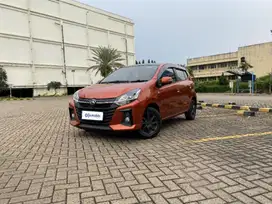 Low KM TDP 5,JT Daihatsu Ayla 1.0 X Bensin-MT Merah 2022