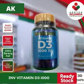 Suplemen Vitamin D3 1000 IU Inavitamax