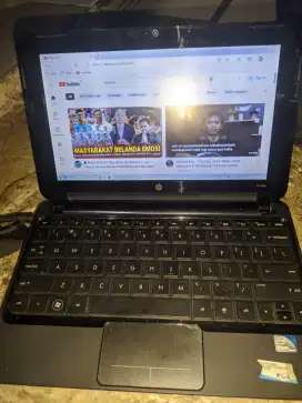 Notebook hp mini 210 normal minus batre 10mnt