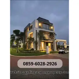 Discount Early Bird 3% Rumah DR 4 Full Marmer 8x15m Bsd city 3 lantai