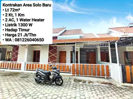 Kontrakan Area Solo Baru, Dekat Dr.Oen Solo Baru