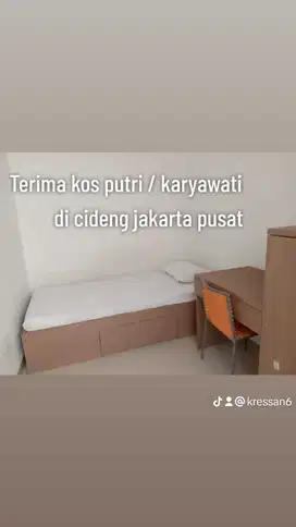 Sewa kos bulanan di Gambir Jakarta Pusat