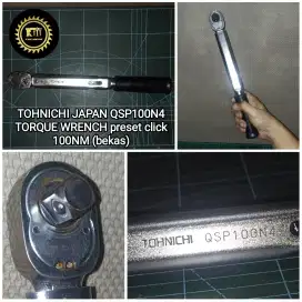 Kunci torsi Tohnichi Japan QSP100N4 torque wrench