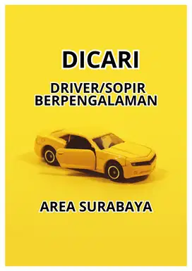 DICARI DRIVER/SOPIR BERPENGALAMAN