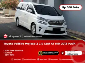 [ WELCAB ] Toyota Vellfire Welcab Z 2.4 CBU AT Putih 2013 / 2014 NON X