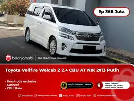 [WELCAB] Toyota Vellfire Welcab (KURSI RODA) Z 2.4 AT Putih 2013/2014