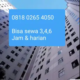 Sewa transit 3,4,6 jam & harian Apartemen Kalibata City 2BR Jakarta