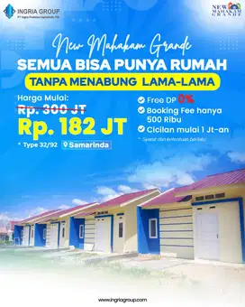 Dijual Cepat Rumah Subsidi terbesar di samarinda kalimantan timur