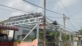 Karnopi Teras,rangka baja ringan,renovasi atap rumah,kandang,dll.