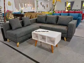 Ready sofa sudut murah . Bisa cod jogja