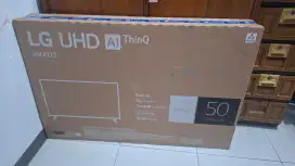 LG UHD SMART AI thinQ TV 4k 50inch 50UQ7500PSF Baru Garansi resmi NETT