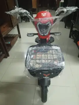 BARU MURAH SEPEDA LISTRIK UOU 140S MERAH