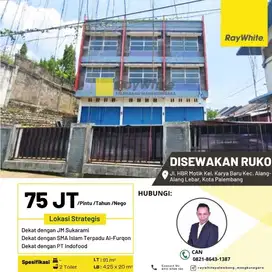 DISEWAKAN RUKO KM 8 PALEMBANG