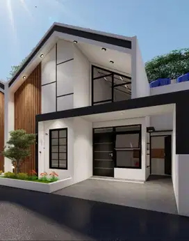 Rumah Termurah Sejagad style scandinavian modern  bonus kanopi