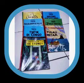 Bundling 7 komik Tintin (apa adanya)