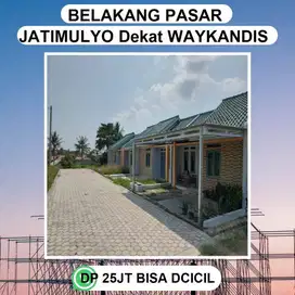 RUMAH WAYKANDIS JATIMULYO BELLAKANG POM BENSIN DP MURAH BISA DCICIL