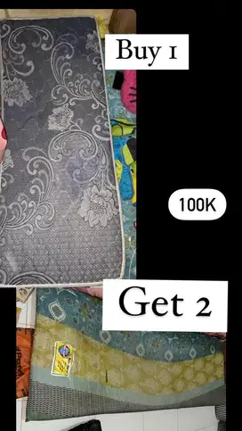 Kasur single bed dapat 3 kasur 100k!!