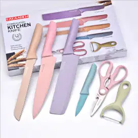 1 set pisau dapur & panci air listrik