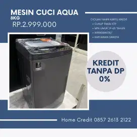 Mesin Cuci AQUA 8KG BISA KREDIT