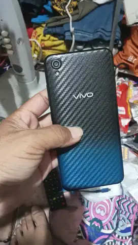 Vivo y91c biru hitam