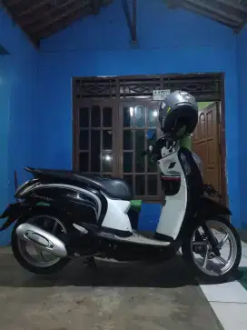 scoopy stater halus tahun 2016 plat t jual murah aja ss komplit