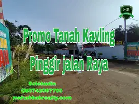 Promo Tanah Kavling Pinggir Jalan Raya