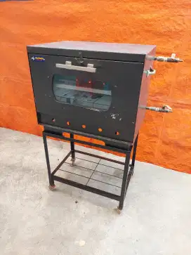 Oven gas alumunium + rak