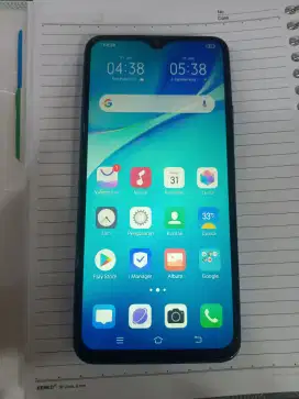 Vivo y19 8/256 blue hp casan original mulus