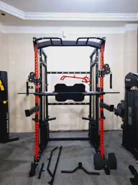 Smith machine alat gym multi trainer fullset komersial fitness import