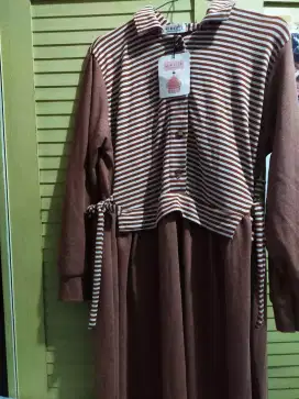 Jual bju MIDI dress wanita,bahan adem