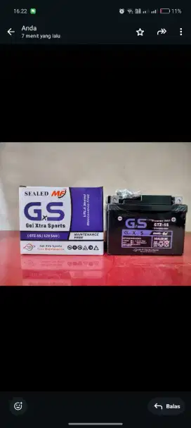 BATTERY GxS GTZ-5S