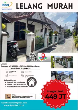 RUMAH MURAH SISTEM LELANG RESMI KPKNL