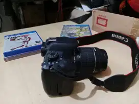 DSLR Canon 700D Layar Lipat Lensa Kit 18 55 Kamera Camera DSlr Cenon