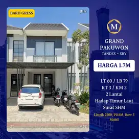 Rumah Baru Grand Pakuwon Tandes Surabaya Barat dkt Citraland Utara