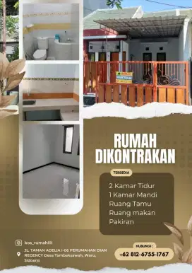 Rumah Dikontrakan - Dekat Bandara Juanda