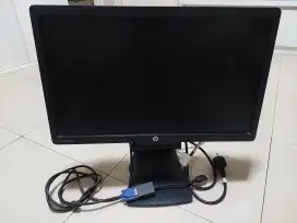 Monitor/layar komputer second HP 20 inch elite display E201
