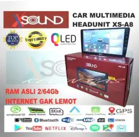 Promo headunit android 9 inch Xsound ram 2/64 carplay dan android auto