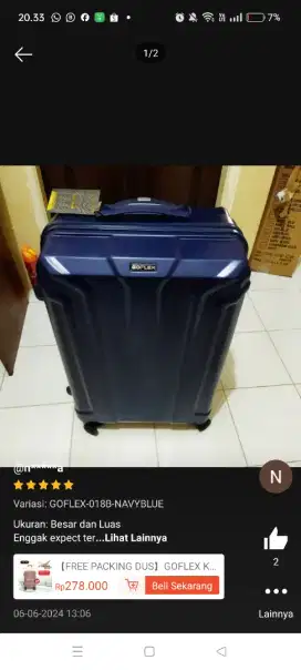 KOPER 28 INCHKOPER FIBERTAS KOPERRODA PUTAR PREMIUM ORI ANTI PECAH