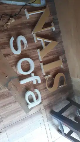 Advertising reklame neon box